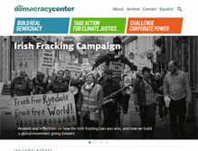 Tablet Screenshot of democracyctr.org